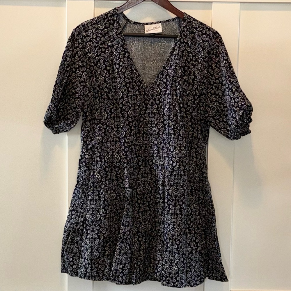 Universal Thread Black Floral Dress